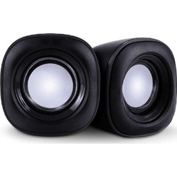 Powertech PT-844 Ηχεία Υπολογιστή 2.0 3W Black