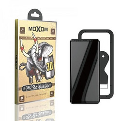 Moxom 360 3D Full Glue Tempered Glass For Samsung Galaxy S8 Plus Black - Moxom