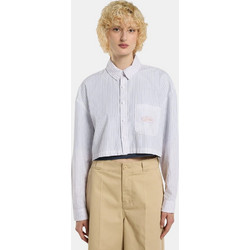 Dickies Shalimar Cropped Γυναικείο Πουκάμισο Λευκό DK0A8DED0WH1
