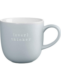 Κούπα Over Thinker Hey 17078277 350ml Light Blue Asa Selection Bone China