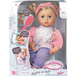 Zapf Creation Κούκλα Baby Annabell Sophia Απαλή 2 Σχέδια