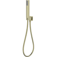 Karag Delos H3D/HSH064/P458O Oro - Σετ Ντους Εντοιχισμού με Τηλέφωνο, Στήριγμα & Σπιράλ