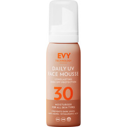 Evy Daily UV Αντηλιακό Mousse Προσώπου SPF30 75ml