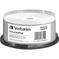 Verbatim BD-R Blu-Ray 6x Speed Printable Cakebox 50GB 25τμχ