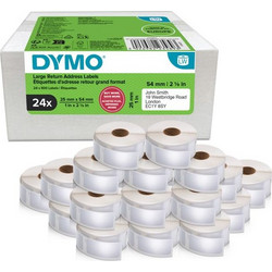 DYMO LW - Ετικέτες επιστροφής (Vorteilspack) 25 x 54 mm, 24 ρολά x 500 τεμ
