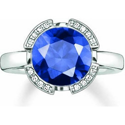 Γυναικείο Δαχτυλίδι Thomas Sabo 038-050-32-52 (52) από Ασήμι Blue, Silver