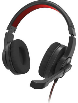 Hama HS-USB400 Gaming Headset Over Ear Black Red