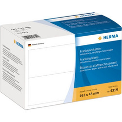 Αυτοκόλλητες Ετικέτες Herma franking labels double doppelt 163x45 mm 1000 St