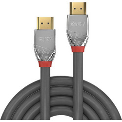 Lindy Καλώδιο HDMI 2.0 HDMI Male to HDMI Male 7.5m Grey