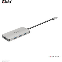 CLUB3D CSV-1547 USB Hub 3.0 USB-C με 4 Θύρες USB-A