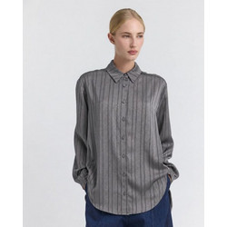 Namaste Γυναικείο Πουκάμισο Γκρι WW0426021-GREY