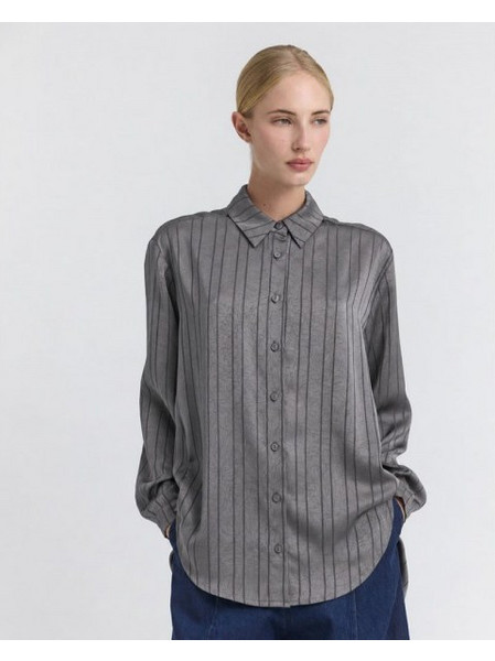 Namaste Γυναικείο Πουκάμισο Γκρι WW0426021-GREY