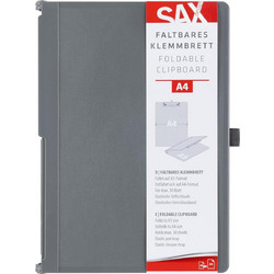 Ντοσιε με Πιάστρα Sax Foldable A4-A5 ClipBoard Grey