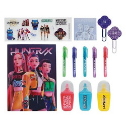K-POP DEMON HUNTERS STATIONERY SET PVC WALLET KD710998