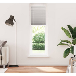 vidaXL Πλισέ περσίδα ανοιχτό γκρι 65x200 cm Πλάτος υφάσματος 64,4 cm