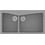 Sanitec Classic 326 Επικαθήμενος Νεροχύτης Γρανίτη Ματ Granite Grey 93x51cm