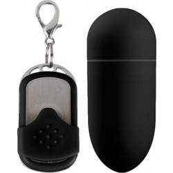 Simplicity Rechargeable Remote Vibrating Egg Black