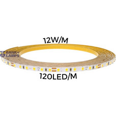 LED strip 12W/m 120led/m 24V IP20 4000K 1383Lum/m 60'000h CRI90 (5m)