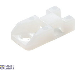 Cable Tie Mount Base Ty-Rap 2-Way Screw-Mounted Nylon Natural