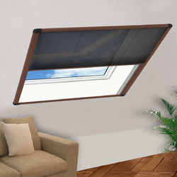 vidaXL 148656 Σίτα Παραθύρου Πλισέ 120x120cm