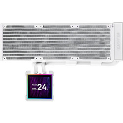Lian Li Hydroshift II LCD-S 360 CPU Liquid Cooler - No Fans - White