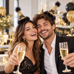 ΧΡΣ ΜΠΟΜΠ ΚΑΠΕΛΑΚΙ ΧΡΥΣ HAPP NEWYEAR