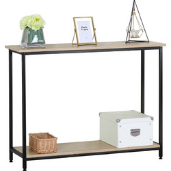 ΚΟΝΣΟΛΑ ΑΠΌ ΜΕΛΑΜΙΝΗ ΚΑΙ ΜΕΤΑΛΛΟ 106X35X81cm