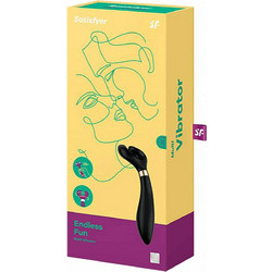 Satisfyer Partner Multifun 3 Κλειτοριδικός Δονητής 23cm Μαύρος