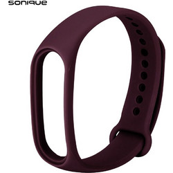 Sonique Color Λουράκι Σιλικόνης Burgundy (Mi Smart Band 3 / 4)