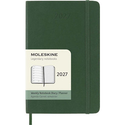 MOLESKINE ΗΜΕΡΟΛΟΓΙΟ 2027 POCKET SOFT WEEKLY NOTEBOOK MYRTLE GREEN
