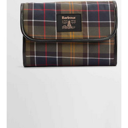 Barbour Tartan Hanging Washbag MAC0425OL91 Νεσεσέρ Λαδί