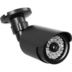 Dummy κάμερα ασφαλείας CCTV με LED επιτοίχια με τροφοδοσία 2xAA Μαύρη CD-8/B Virone