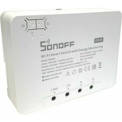 SONOFF Έξυπνος Ενδιάμεσος Διακόπτης WiFi με Παρακολούθηση Ενέργειας POWR3 (25A/5500W) (Λευκό) (POWR3) (SONPOWR3)