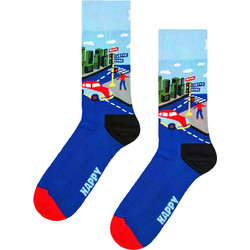 Happy Socks City Corner Ανδρικές Κάλτσες Μπλε