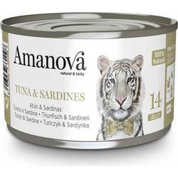 Amanova Adult 14 with Tuna & Sardines in Jelly 70gr