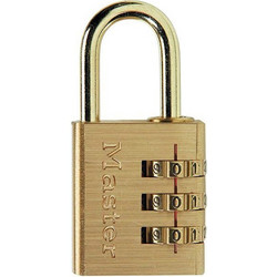 Master Lock 630EURD - Λουκέτο μπρούτζινο 30mm με συνδυασμό