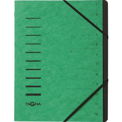 Pagna Folder 12 Facher 1-12 Grun 40059-03