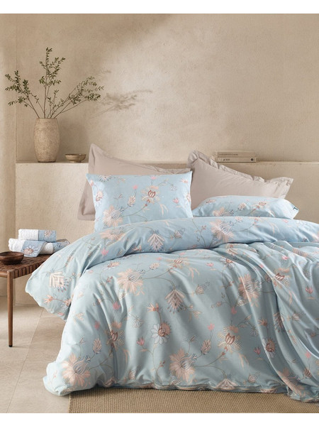 Κουβερλί Μονό Σετ Next Nezure L.Blue Polycotton Rythmos (160x240) 2Τεμ