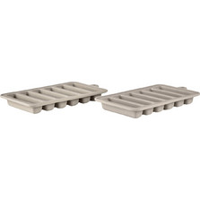 Bitz Παγοθήκες Σιλικόνης Σετ 2 Τμχ 16x9,5x2 - Grey