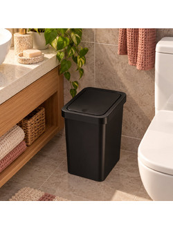 Κάδος Απορριμμάτων (27x18x26.5) T-D 8lt Black 6514103