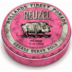 Reuzel Pink Pomade Μαλλιών με Χρώμα Πολύ Δυνατό Κράτημα Κράτημα 340gr