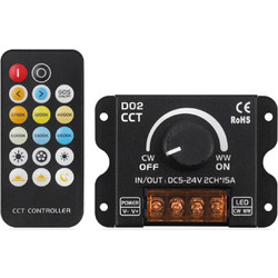ΣΕΤ ΤΗΛΕΚΟΝΤΡΟΛ+ΔΕΚΤΗΣ ΡΟΟΣΤΑΤΗΣ CCT DC5-24V 30A ΜΕΤΑΛΛΙΚΟΣ 17 ΠΛΗΚΤΡΩΝ / JLRFD02