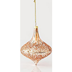 ΓΥΑΛΙΝΟ ΣΤΟΛΙΔΙ, ΚΡΕΜΜΥΔΙ, ROSE GOLD ΑΝΑΓΛΥΦΟ, ΣΕΤ 4ΤΜΧ, 10x11,5cm