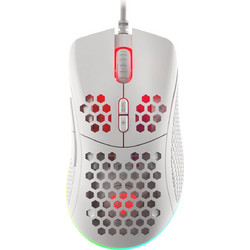 Natec Genesis Krypton 555 Ενσύρματο Gaming Ποντίκι RGB 8000 DPI White