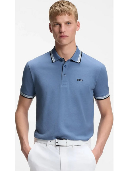 Hugo Ανδρική Μπλούζα Polo Κοντομάνικη Navy Μπλε 50469055-428
