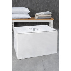 Felt Basket ALS-4171 White Polypropylene Width: 75 cm