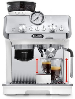 DeLonghi La Specialista EC9155.W Αυτόματη Μηχανή Espresso 1550W 15bar με Μύλο