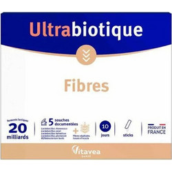 Vitavea Ultrabiotique Fibre Φυτικές Ίνες 10 Φακελάκια
