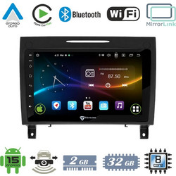VenCore 3236-10007-0804B - Οθόνη Multimedia Android 15 9" 9109A MTK6762 Octa-Core 2GB/32GB IPS με Πρόσοψη, CarPlay, Android Auto και Υποστήριξη Κάμερας Οπισθοπορείας AHD για Mercedes SLK R171 2004-201