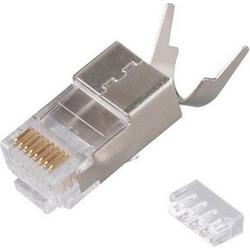 Equip Stecker Cat8.1 geschirmt RJ45 50Stk silber